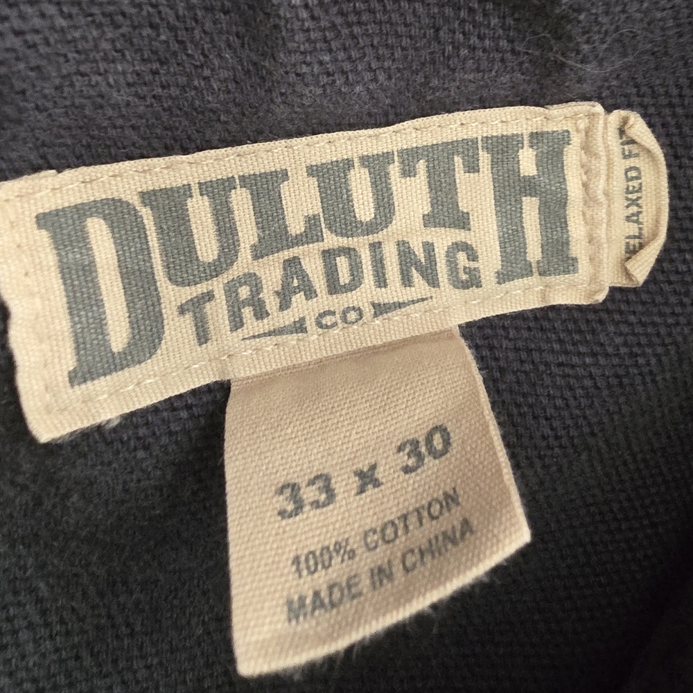 Duluth Trading Co. Black Garment
